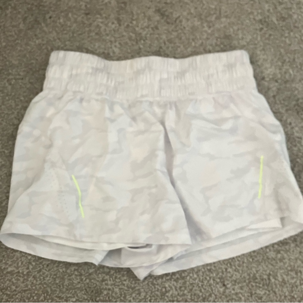 Asics white shorts (running) athletic